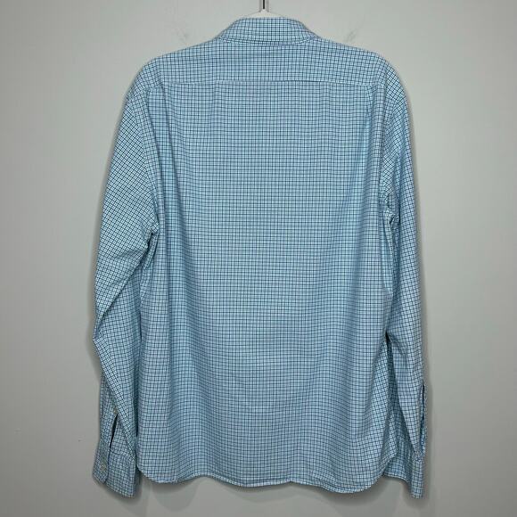 Tailored by J.Crew Checked Button Down Shirt Size XL Slim Fit 100% Cotton Preppy - Picture 5 of 7